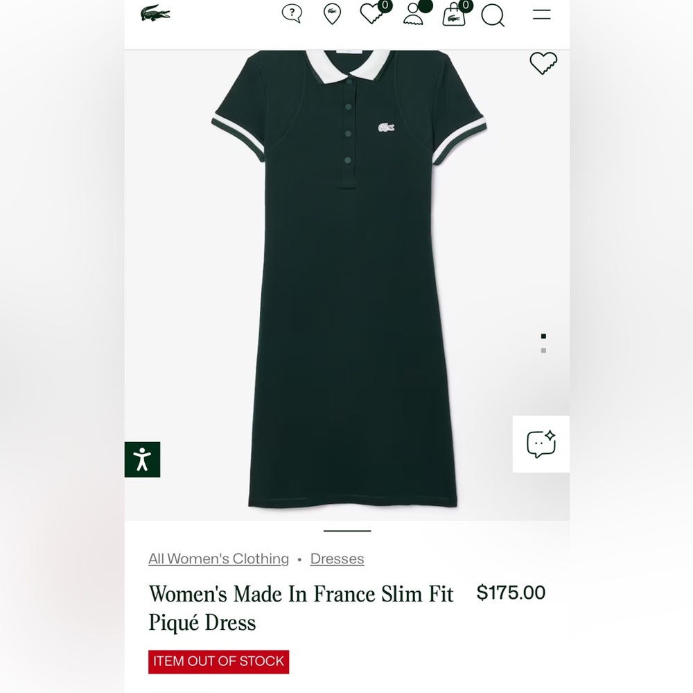 Lacoste sport dress